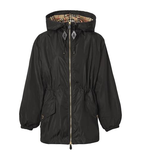 waterproof burberry jacket|Burberry lightweight hooded jacket.